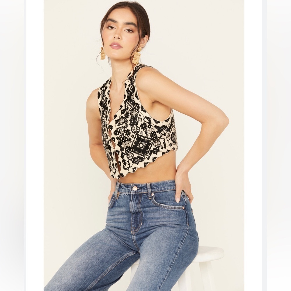 Free People Marigold Vest NEW - Picture 1 of 16